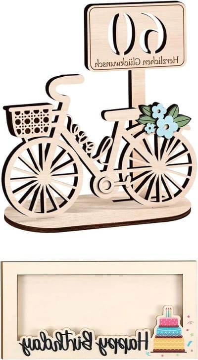 Creatieve Fietsvorm en Cakevormdecoratie voor Verjaardagen, Desktopdecoratie en Feestelijke Lay-Out