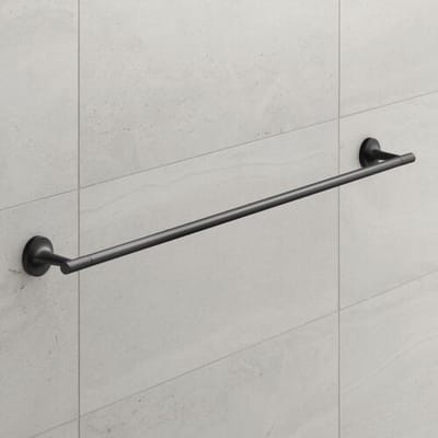 Duravit Starck T handdoekhouder 80x7.3cm mat zwart