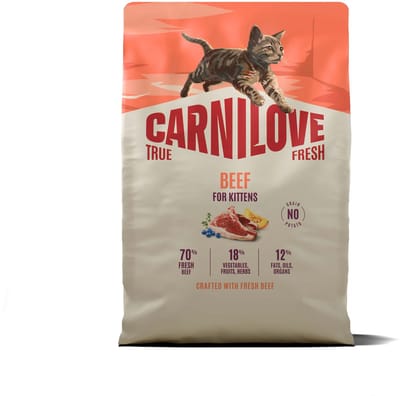 Carnilove True Fresh Cat Dry Beef for Kittens 2 kg