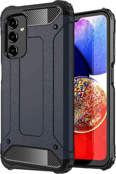 Hoesje Geschikt voor Samsung Galaxy A16 | Shock Proof | Hybride Back Cover | Beschermhoes | Schokbestendig | Extra bescherming | Blauw
