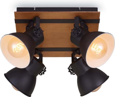 Briloner Leuchten TEMPA - Spotlight - 2742- 045 - 4 flams - spotkoppen draai- en kantelbaar - lampen niet inbegrepen - max. 60W - IP20 - 38 x 38 x 21 cm