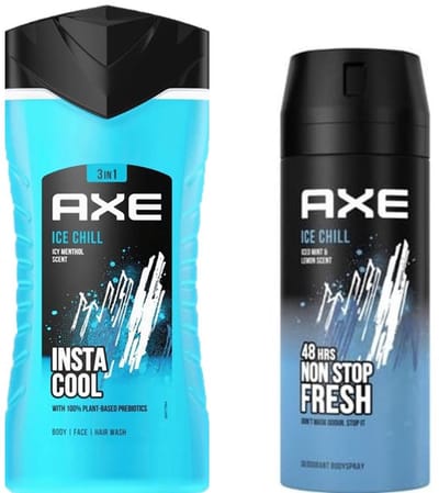 AXE Ice Chill - Pakket - Douchegel / Deo Spray