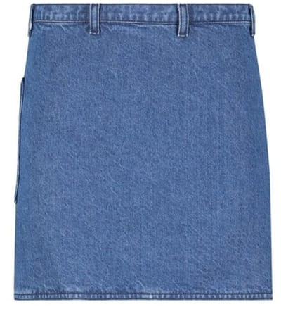 Witloft Denim Sloof - Schort gerecycled denim - Verstelbaar - Virgin biologisch katoen - Blauw