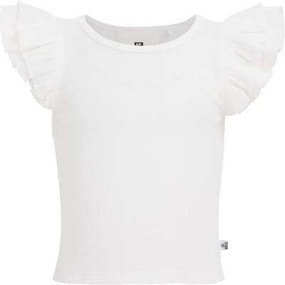 WE Fashion Meisjes cropped top met ruches