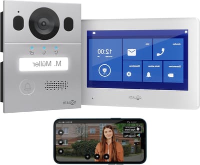 Video Deur Intercom - Beveiligingssysteem - Toegangscontrole - App Bediening - 7 Inch - Wit