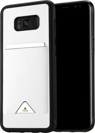 Dux Ducis - Samsung Galaxy S8 Plus hoesje - Pocard Series - Back Cover - Wit