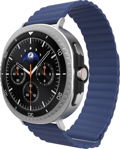 Cazy Horlogebandje geschikt voor Samsung Galaxy Watch Bandje (Magfit) - Smartwatchbandjes - Universeel bandje geschikt voor Samsung Galaxy Galaxy Watch 8 / Watch 8 Classic - Navy