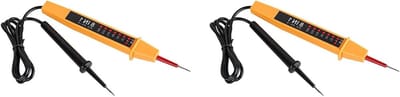 Spanningstester Pen - Elektrische Detector - Elektra Controleren - AC DC Meting - 6-380V - Oranjegeel