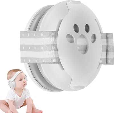 Baby Oorbeschermers - Geluidsdichte Hoofdtelefoon - Gehoorbescherming Kind - Effectieve Geluidsreductie - 9 x 6.5 x 4.5 cm - Zwart