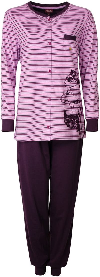 Irresistible Dames Nachthemd - Korte Mouwen - Blauw - Maat S