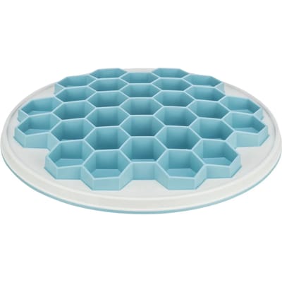 Trixie Slow Feeding Food Plate Hive ø 30 cm. grey/blue