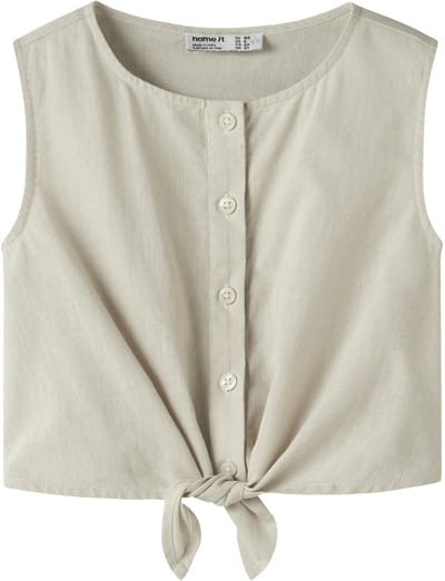 NAME IT - NMFFALINNEN SL TOP - Meisjes - Blouses