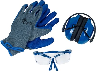 Hyundai PBM Set - Veiligheidsbril & Gehoorbescherming & Handschoenen - Persoonlijke Bescherm Middelen
