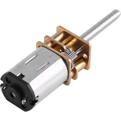 DC 12V Elektrische Motor met Tandwielreductie met Lange Uitgaande As (100RPM)