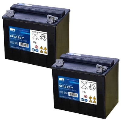 Universal Power Vervangende Accu Voor Invacare Jaguar-Power 9000 Rolstoel 24V 2 X 12V 25Ah