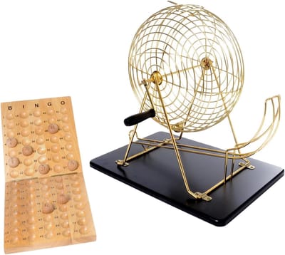 Metalen Bingomolen - Lotto Molenset - Gezellig Spelen - Robuuste Constructie - Metaal