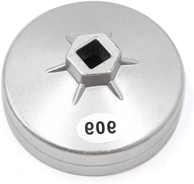 Allecta - 15 Fluit Olie Filter Cap Moersleutel Verwijderen Gereedschap - Auto - 92mm Binnen Dia