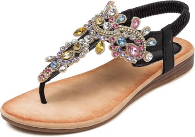 Modieuze Sandalen Dames Teenslipper Zomer Platte Sandaal Comfortabele voor Dagelijks Gebruik maat 36-42