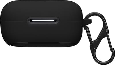 kwmobile cover voor oordopjes case - geschikt voor Anker Soundcore P30i - Trendy beschermhoes draadloze oordopjes in zwart
