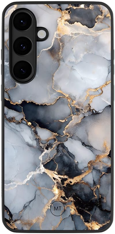 Hoesje geschikt voor Samsung Galaxy S25 FE - Marble mist - TPU Hard Case Backcover - Multi - Mooie Telefoonhoesjes