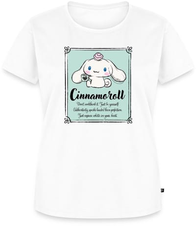 Cinnamoroll Don't Overthink It. Just Be Yourself Premium T Shirt Dames