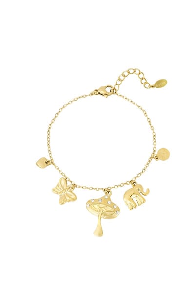 Bedelarmband wild whispers - Verkleurt niet - Goudlief.nl