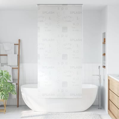vidaXL - Rolgordijn - voor - douche - 120x240 - cm - splash