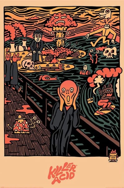 Poster Killer Acid - Scream 61x91,5cm