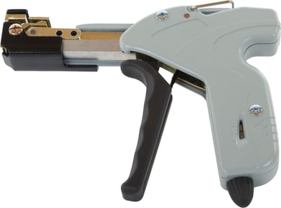 Kortpack - Kabelbindertang - Geschikt voor RVS Kabelbinders/ Tyraps t/m 8mm breed - Instelbare Spankracht - Eenvoudig Aanspannen en Afknippen - (099.0401)