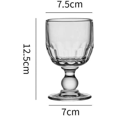 200 ml Vintage Kristalglas Parel Wijnglas Kelk Cocktail Whiskey Beker Huishoudelijk Gebruik Koud Drankje Sap Transparante Beker Vakantiecadeau