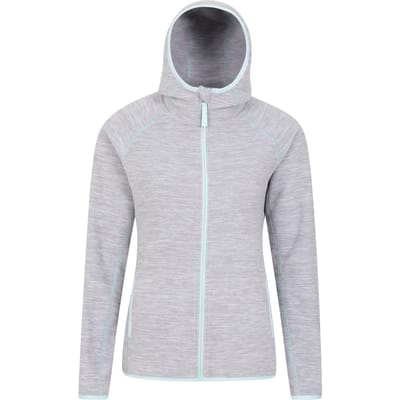 Mountain Warehouse Dames/Dames Lleyn II Melange Full Zip Hoodie (Grijs)