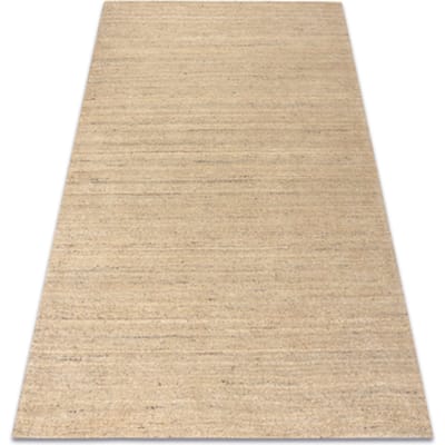 Kleden Rugsx Wollen tapijt BERBER LOOM zand beige - 120x180 cm