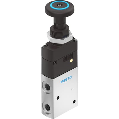 Festo 3/2 NO/NC Monostabiele Drukknopklep G1/8 750l/min 3.5 - 10bar/51 - 145psi - 5299705