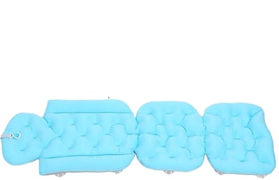 Dailygoods- Badkussen Luxe - Volledig Lichaamsbadkussen - Antislip Zuignappen - Hoofd/Nek/Rugsteun - Sneldrogend - Eenvoudig Onderhoud - Badmat