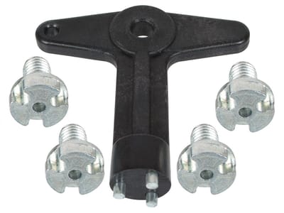 M Modecar - Schroevenset met Sleutel - Opel Modellen - 18 mm - ABS Materialen