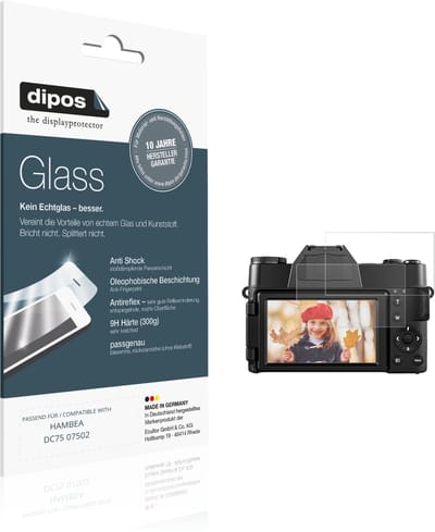 dipos – 2x Matte Pantserfolie geschikt voor HAMBEA DC75 07502 | 9H Screenprotector