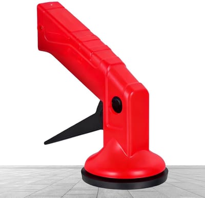 Tegelzuignap - Glaslifter Vloerhulp - Materiaal Verplaatsen - Schadevrije Zuigklem - 11x6.8x6.8cm - Zwart