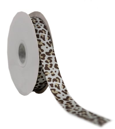 Lint satijn Leopard SMALL (20mm x25m)
