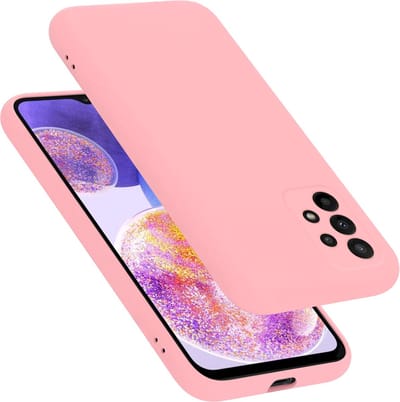 Cadorabo Hoesje geschikt voor Samsung Galaxy A23 4G in LIQUID ROZE - Beschermhoes gemaakt van flexibel TPU silicone Case Cover