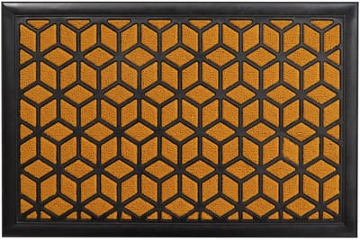 Luance Deurmat - Long Island - mosterd geel - rubber / kunststof - rechthoekig - 40 x 60 cm