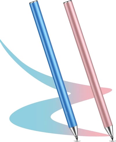 2 x Universele Capacitive Stylus Pen voor Alle Touch Screens, Ideaal voor iPad, Samsung en Android Apparaten