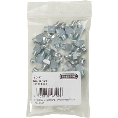 Pressol Conische smeernippel H2-45°, M 8 x 1-VZ-VK 25 stuk(s)