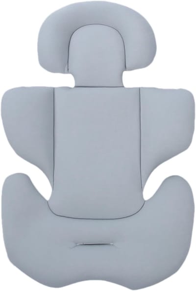 Baby Autostoelkussen - Hoofdsteun Pasgeborenen - Comfortabele Reis - Verdikte Vleugelbescherming - 45 x 65 x 29 cm - Grijs