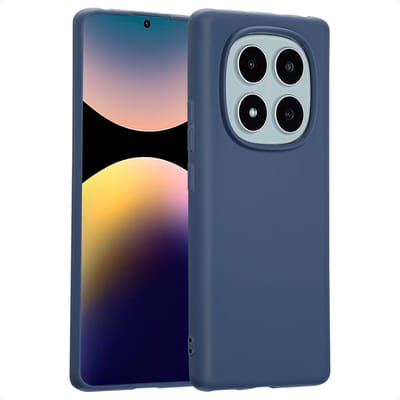 imoshion Hoesje - Geschikt voor Xiaomi Redmi Note 14 Pro 5G - Color Backcover - Donkerblauw