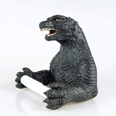 Wandmontage 3D Dinosaurus Toiletrolhouder Tissuehouder Badkamer Keuken Handdoek Opbergrek Driedimensionale Draak gray