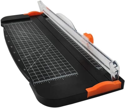Papiersnijmachine voor A3 en foto's - 12 vellen capaciteit, met vingerbescherming