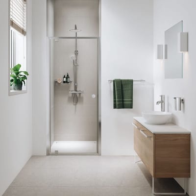 Sealskin - Douchedeur Seev 80 X 195cm - Chroom Profiel - 6 Mm Helder Glas