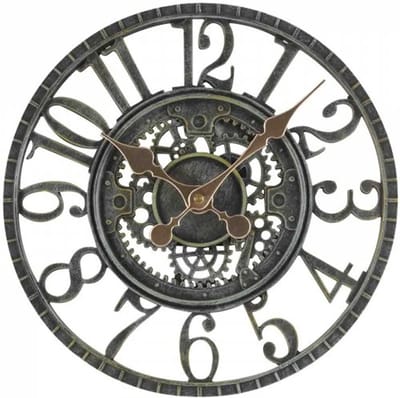 Newby Mechanical Klok - 30cm - Industrieel - Binnen & Buiten