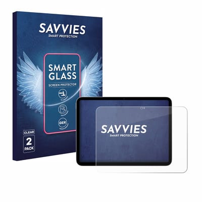 2 Stuks Savvies Screenprotector - geschikt voor Apple iPad A16 11" 2025 (11. Gen.) - beschermfolie glas transparant