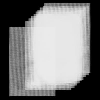 Dailygoods- Bloempot Gaas Pad 30x20cm - 10 Stuks - Drainageschermen - Polyethyleen - Bonsai/Plantenscherm Mat - Voor Buiten Planten - Drainagescherm